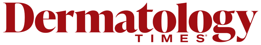 Logo with the words “Dermatology Times” in large, bold, red text on a white background, featuring a mention of the PWRS Program.