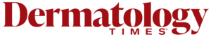 Logo with the words “Dermatology Times” in large, bold, red text on a white background, featuring a mention of the PWRS Program.