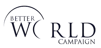 Better World Campaign logo with the words “Better World Campaign” in black text, featuring the “O” in “World” depicted as a semicircle—symbolizing the organization’s commitment to Global Health and positive change worldwide.